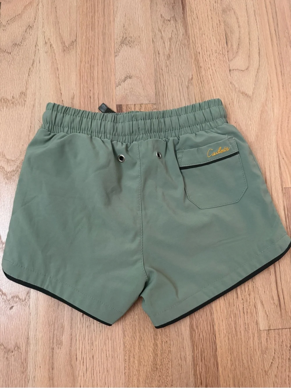 Cadets Olive Green Le Club Cabana Swim shorts size 5/6
